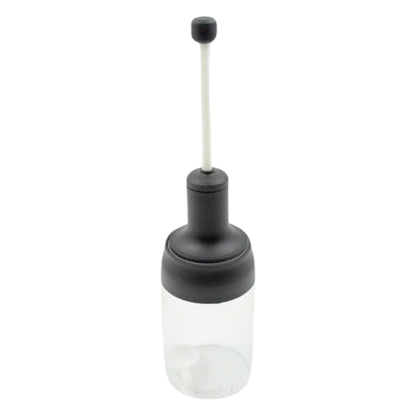 All-in-One Seasoning Jar: Heat-Resistant Glass with Spoon (1 Pc)