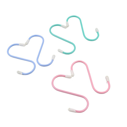 S Shape Metal Hooks for Hanging, Heavy Duty S Shaped Hooks (6 Pcs Set)
