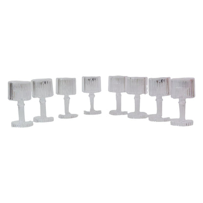 8pc Crystal Mini Lamp Set