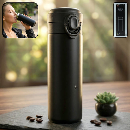 insulated steel water bottle daily